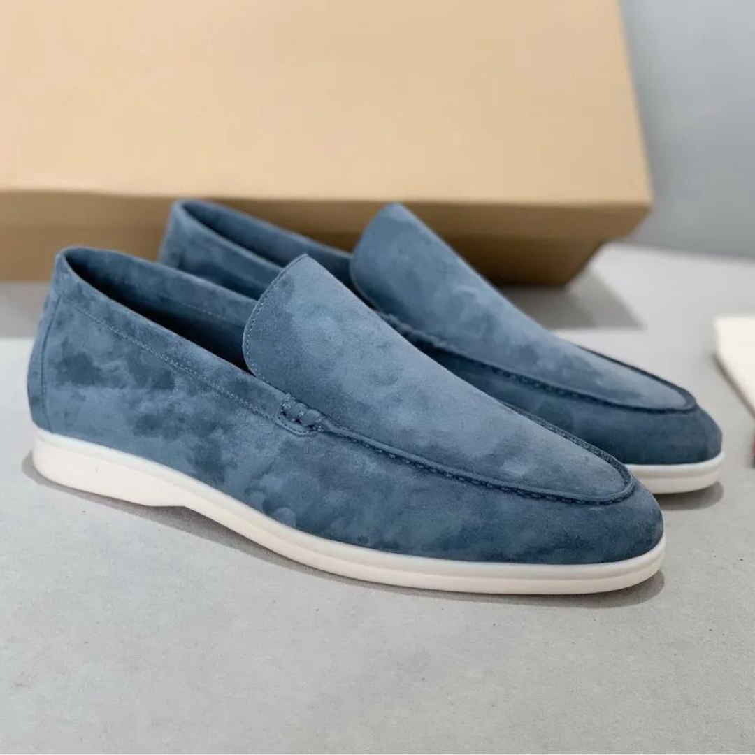 Stijlvolle suède mocassins voor heren
