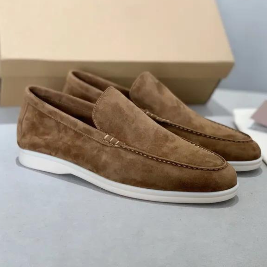 Stijlvolle suède mocassins voor heren