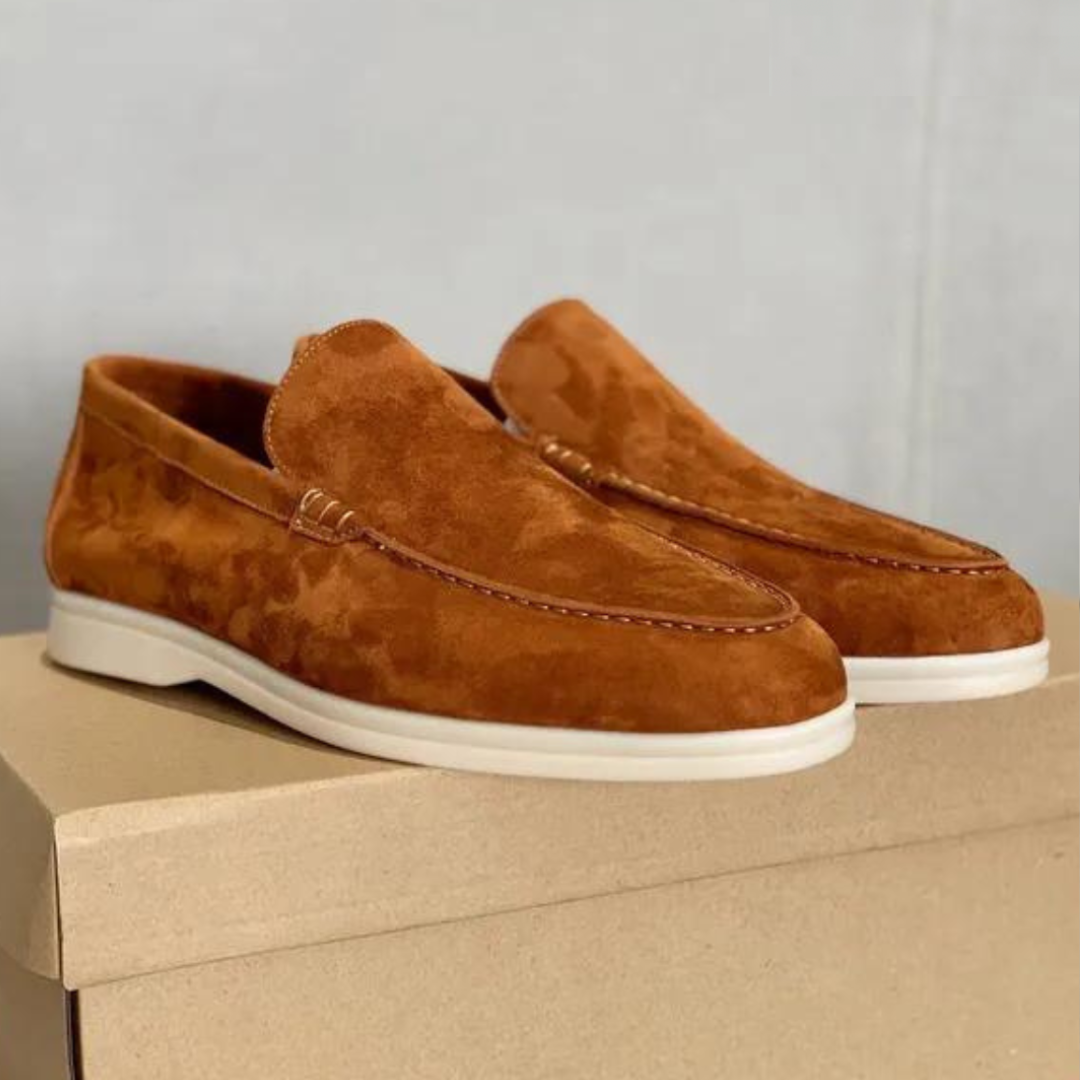 Stijlvolle suède mocassins voor heren