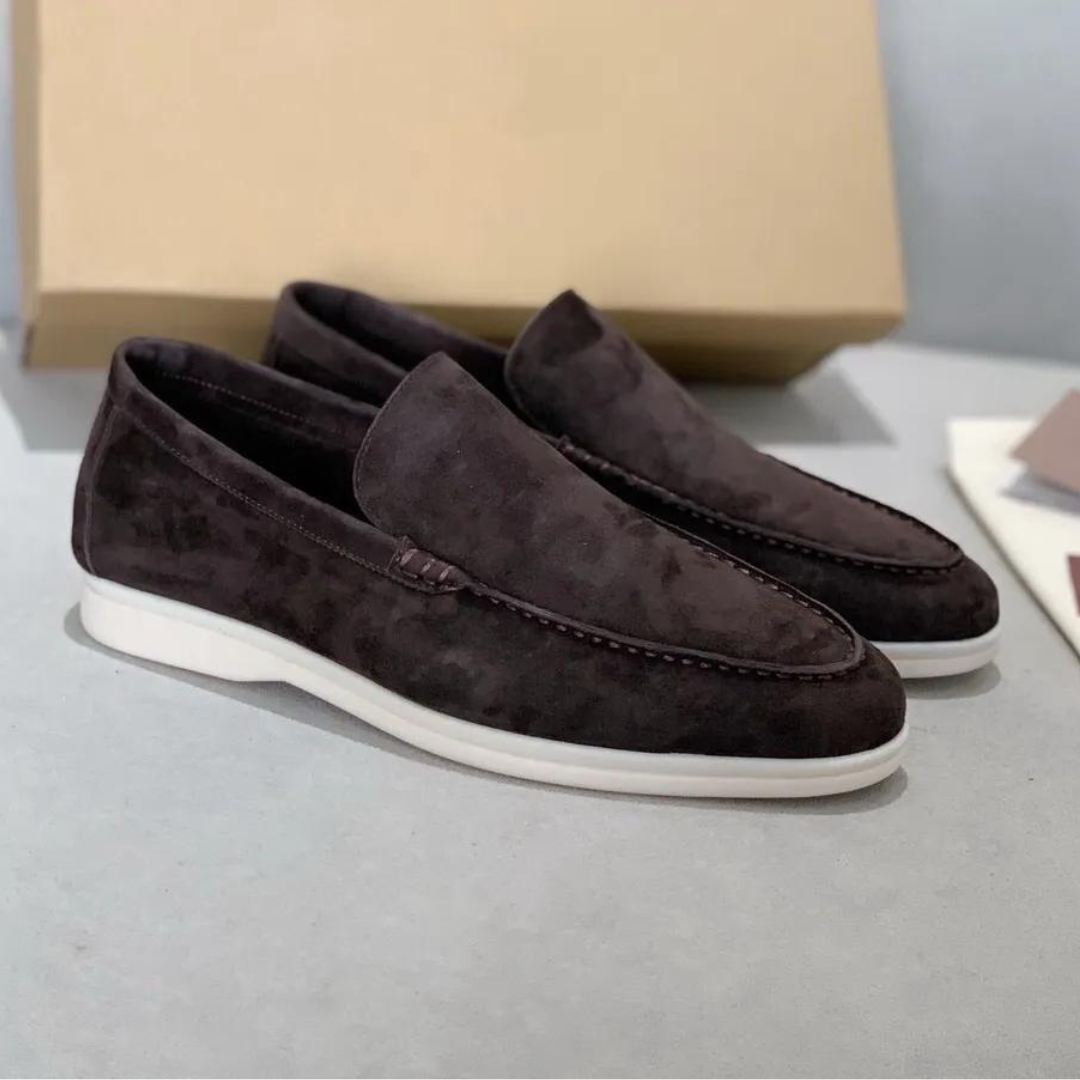 Stijlvolle suède mocassins voor heren
