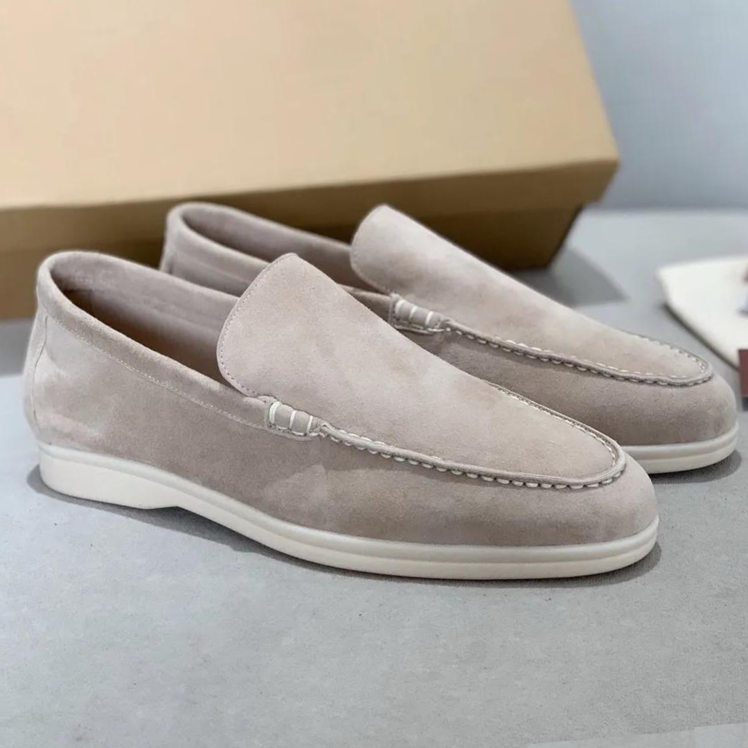 Stijlvolle suède mocassins voor heren