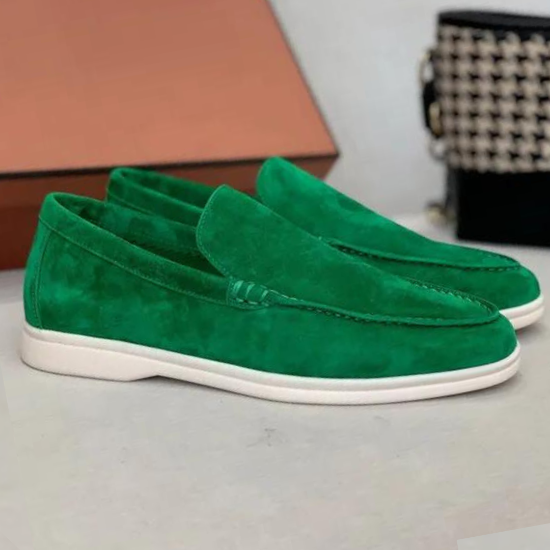 Stijlvolle suède mocassins voor heren