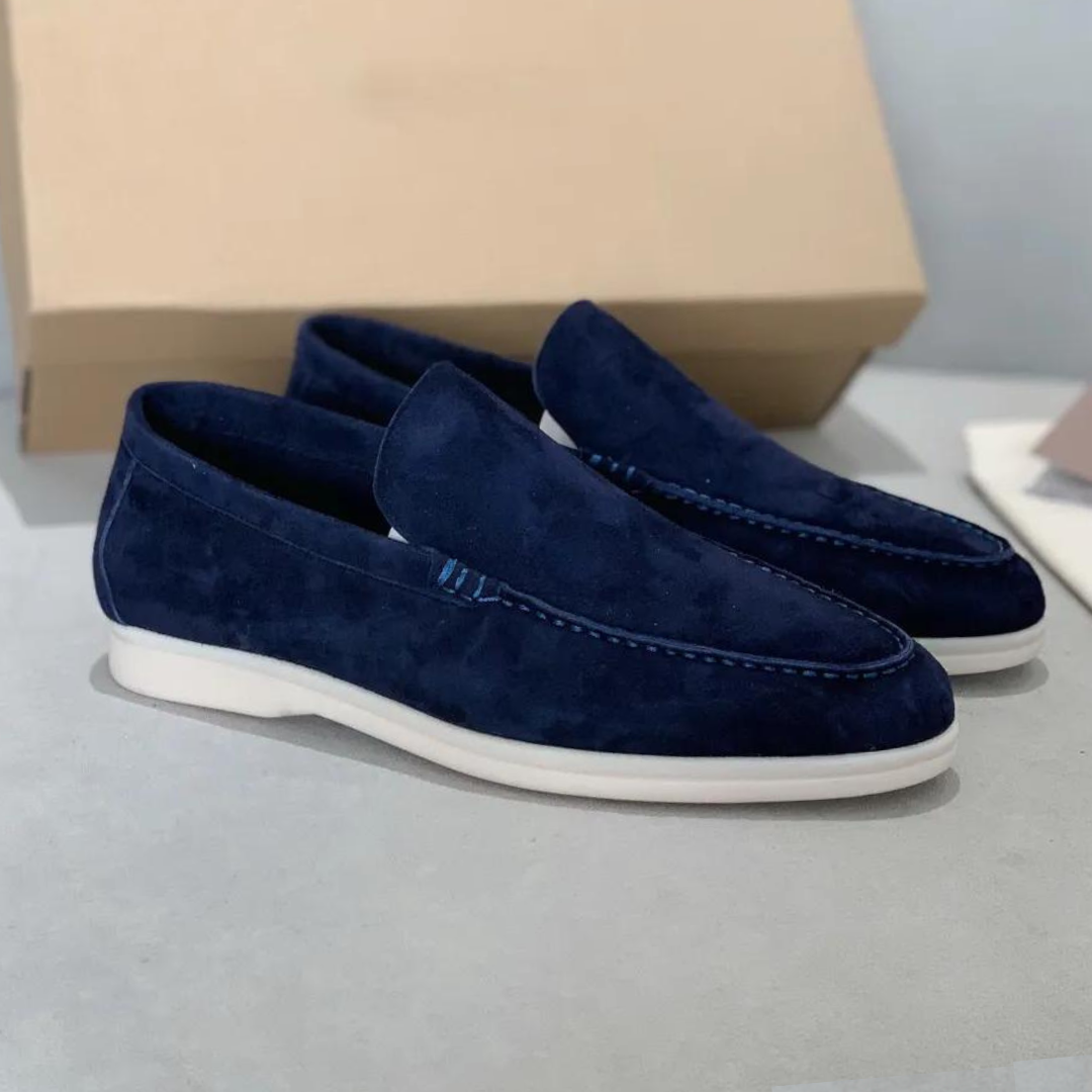 Stijlvolle suède mocassins voor heren