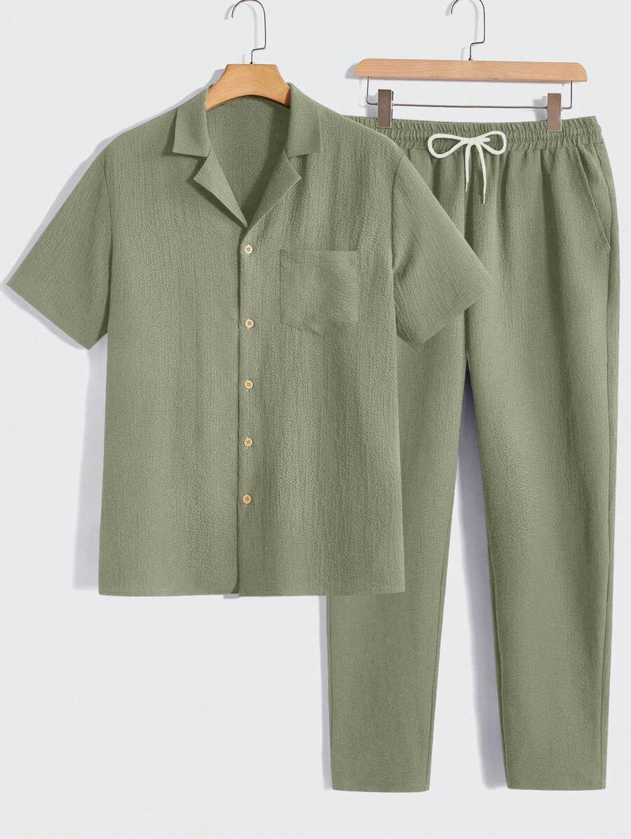 Old Money Zomer Stretch Set voor Heren