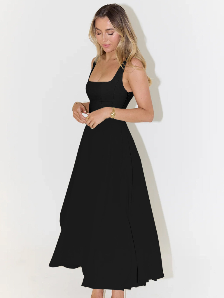 Elegante Casual Midi Jurk voor Dames