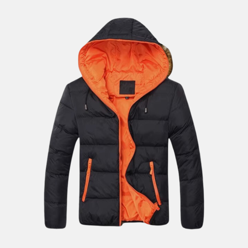 Men's Jacket - Padded - Hood - Regular Fit