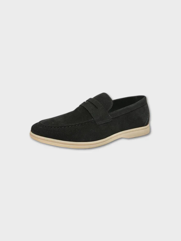 Vintage Suède Loafers voor Heren