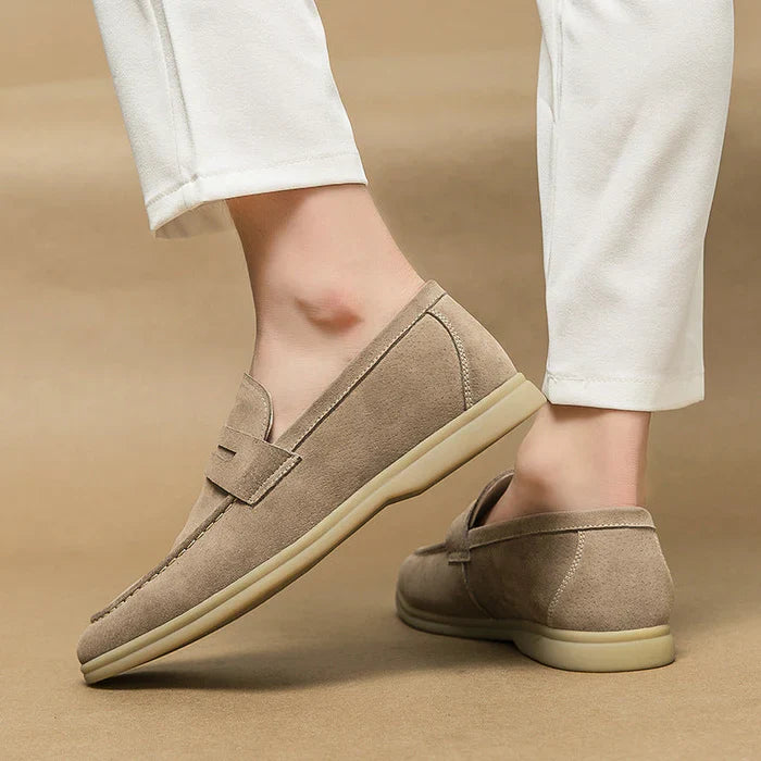 Vintage Suède Loafers voor Heren