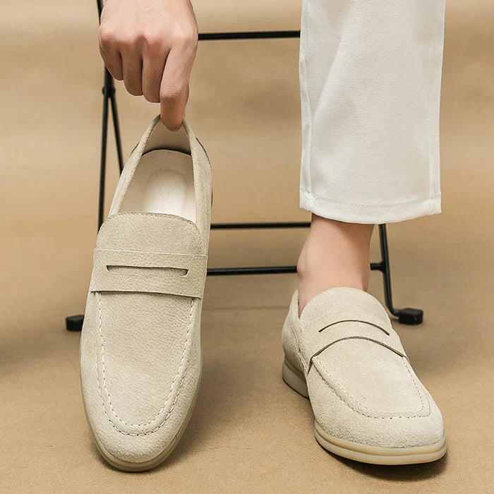 Vintage Suède Loafers voor Heren