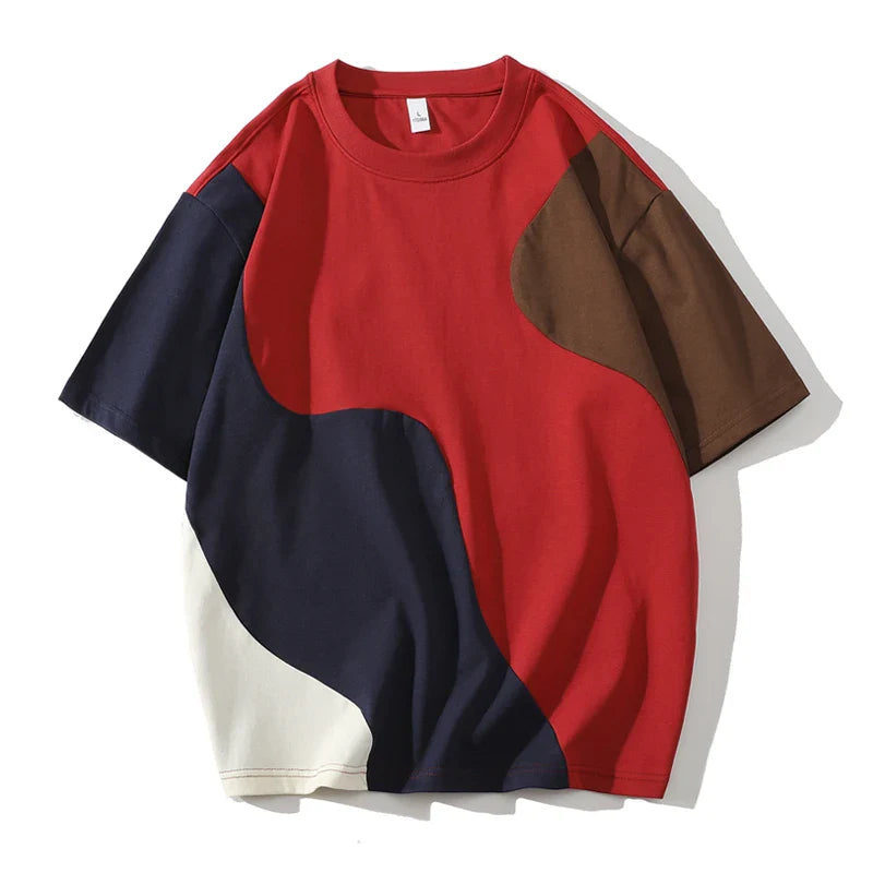 Casual Patch T-shirt voor Heren