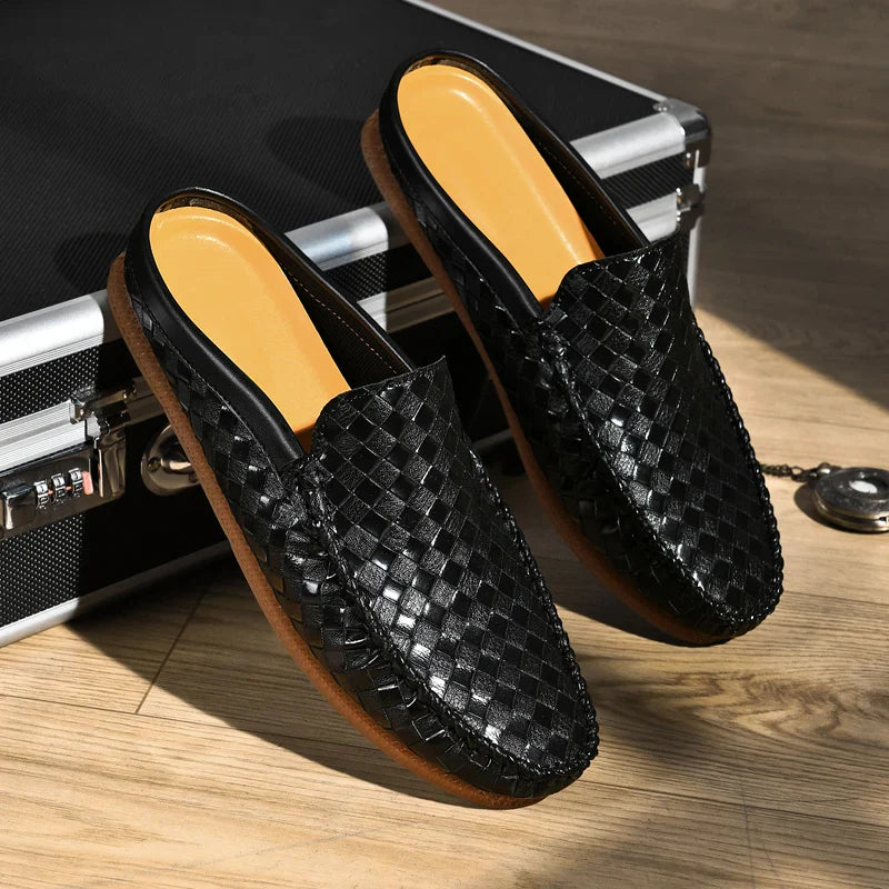Vireno Leren Slides voor Heren