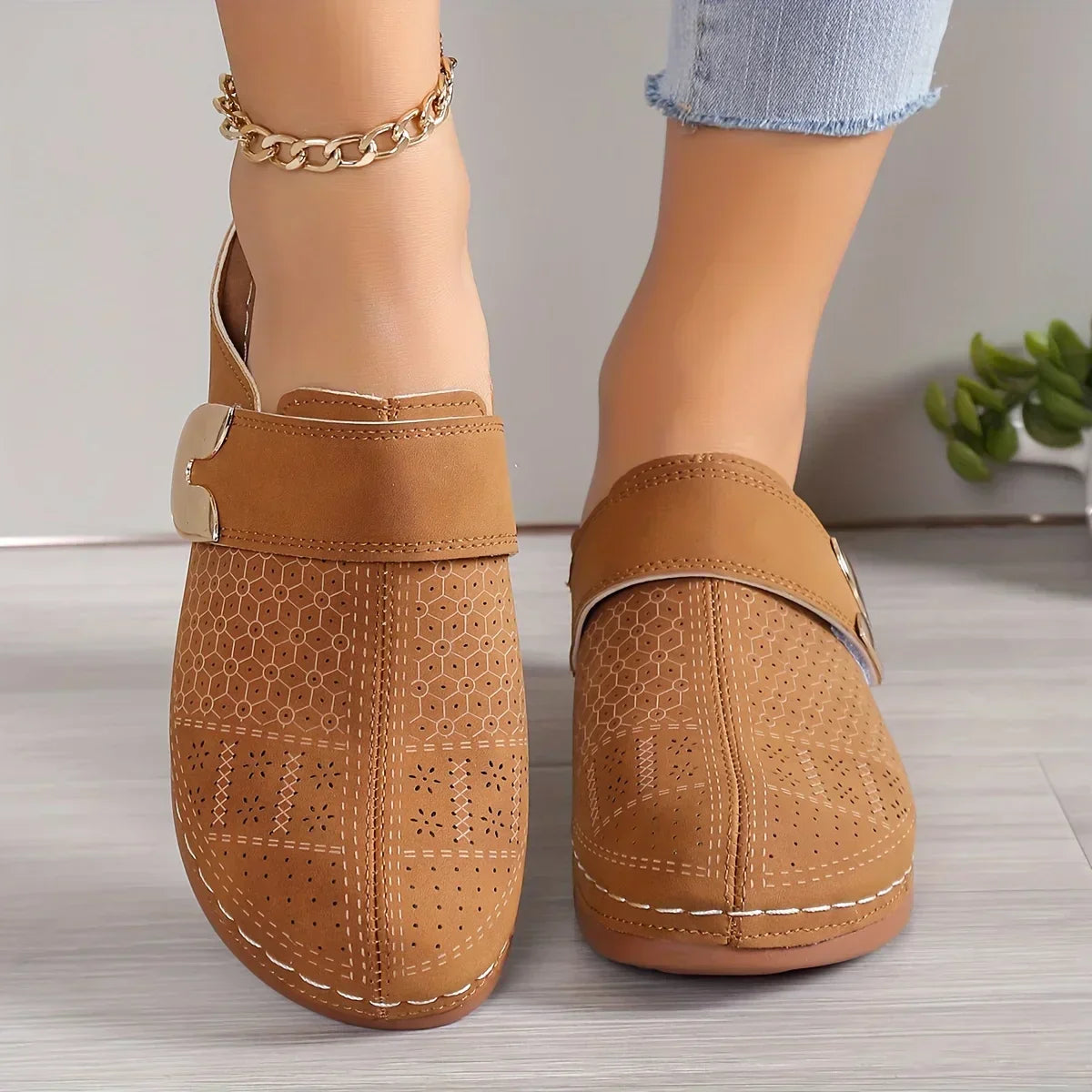 Chique Wedgesandalen met Steun voor Dames