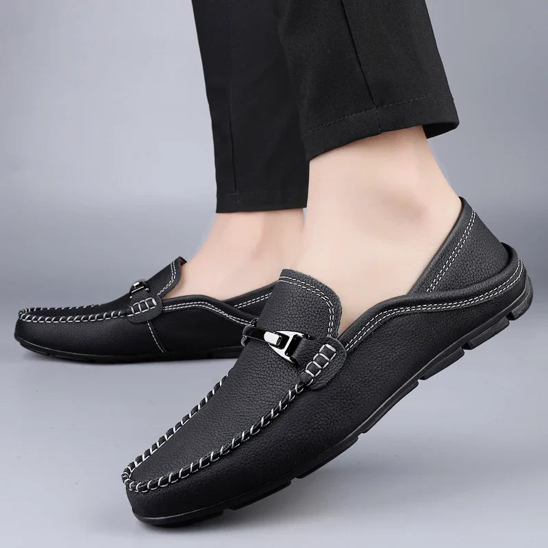 Artisané premium leren loafers voor heren