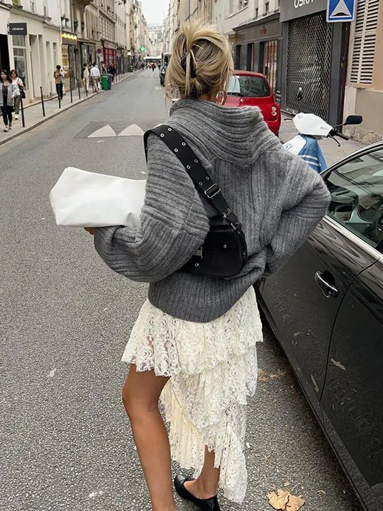 Luna Off-Shoulder Sweater | Knitted Comfortable Sweater