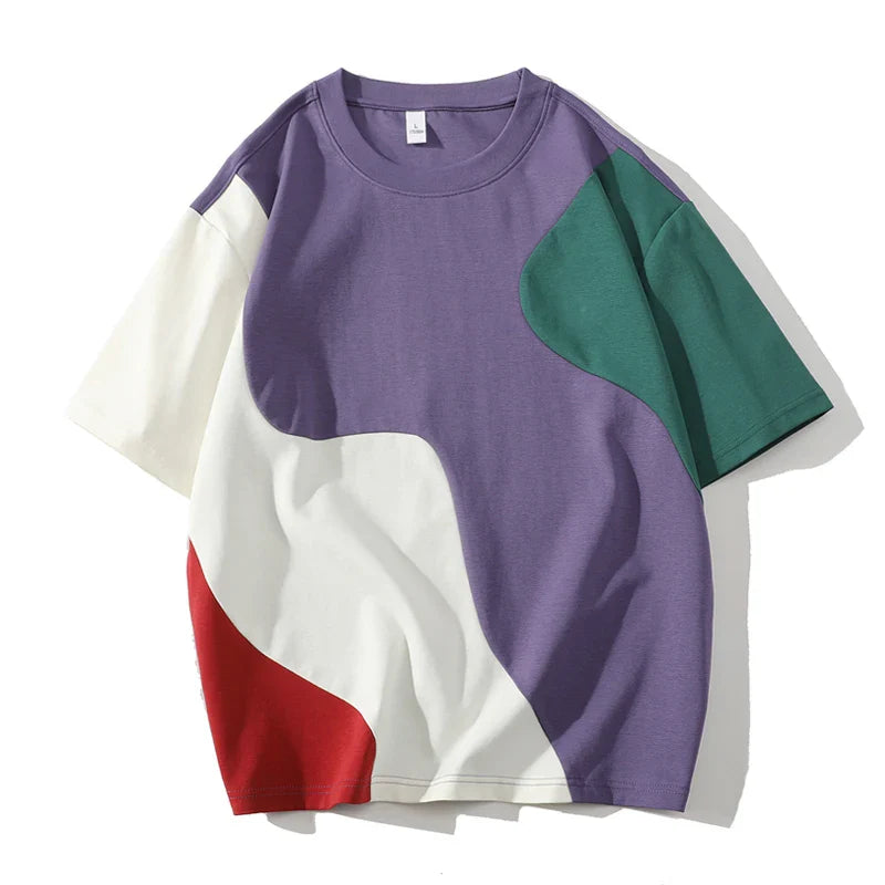 Casual Patch T-shirt voor Heren