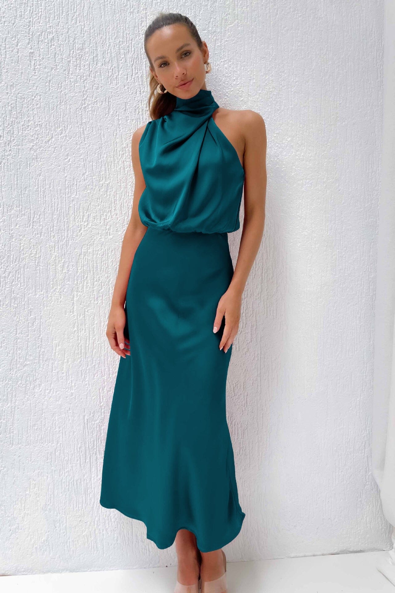 Grace Elegante Zijden Jurk