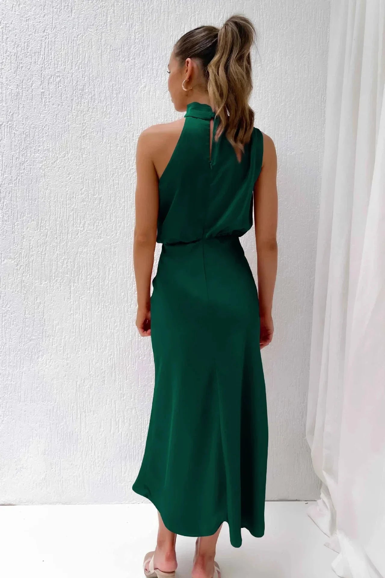 Grace Elegante Zijden Jurk