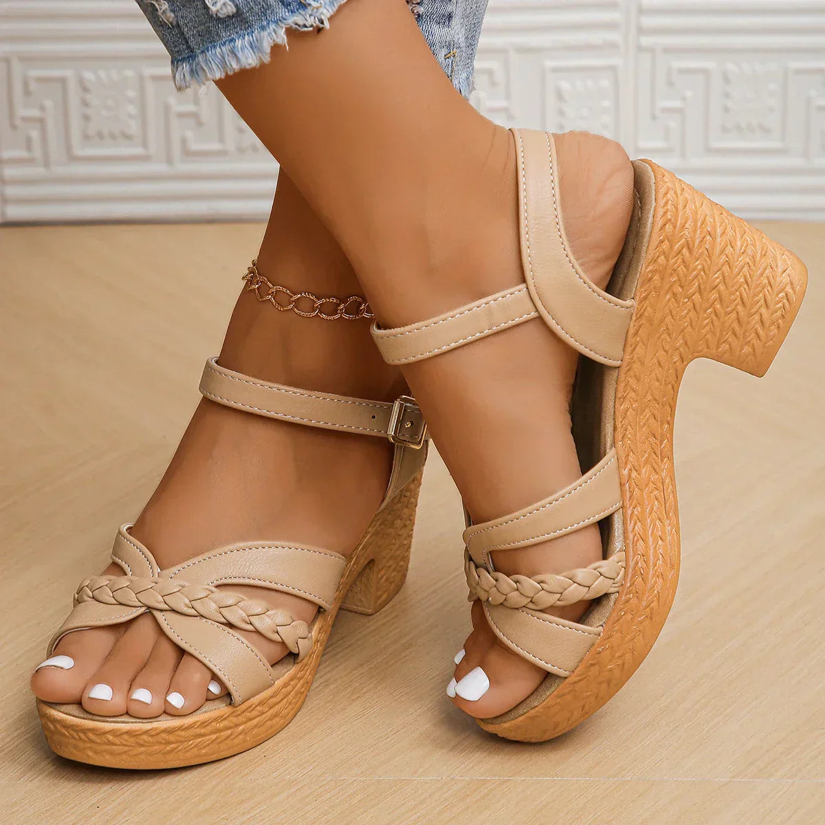 Klassieke Sandalen met Midhak voor Dames