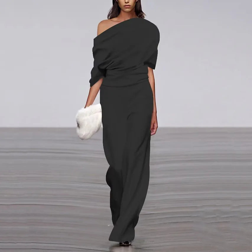 Stijlvolle Lente Jumpsuit met Enkelvoudige Knopenrij