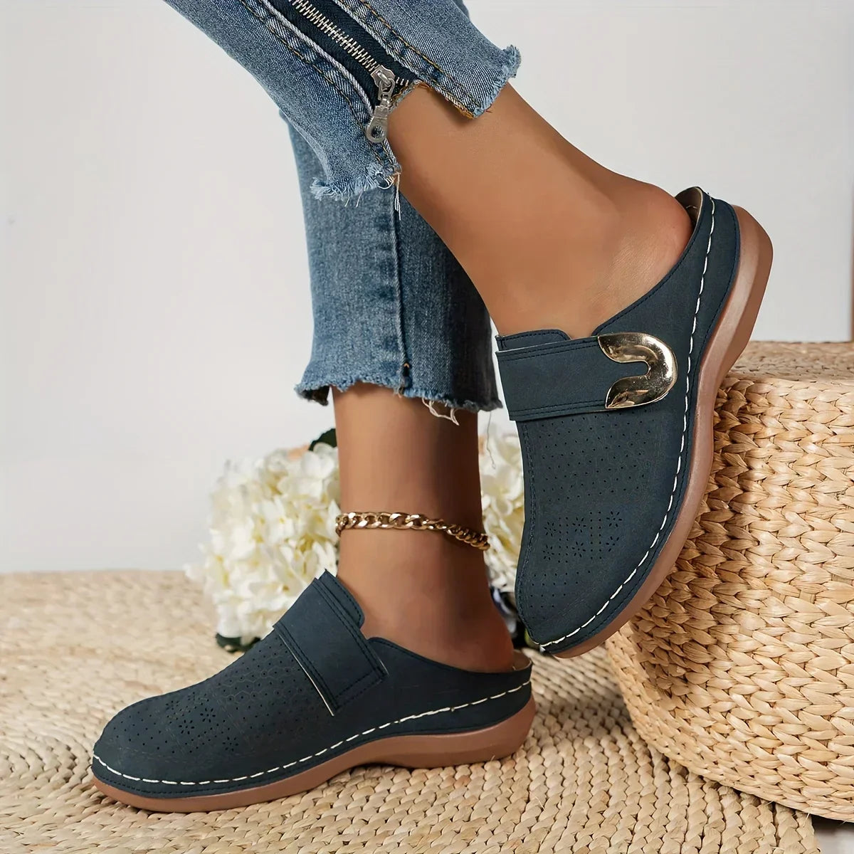 Chique Wedgesandalen met Steun voor Dames