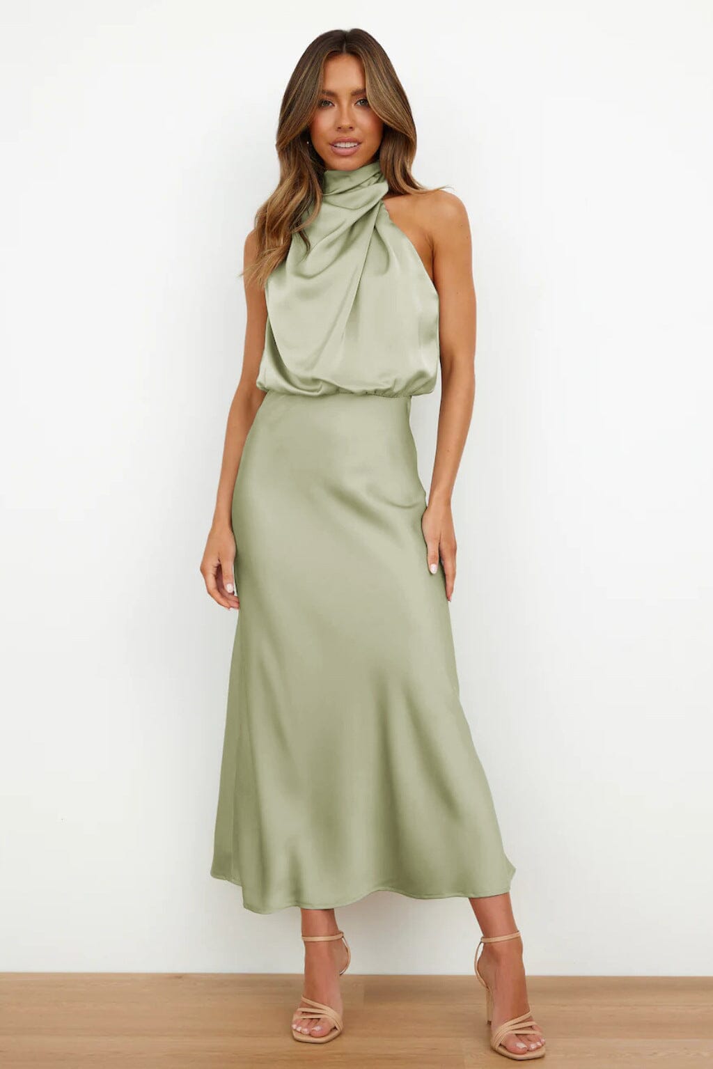 Grace Elegante Zijden Jurk