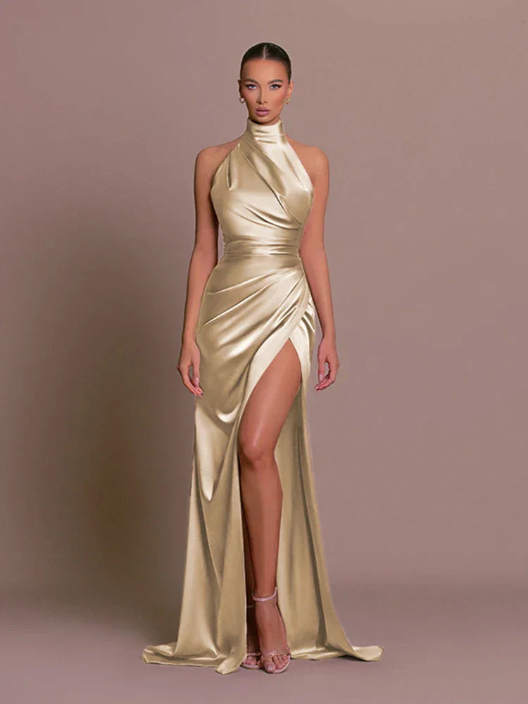 Elegante Jurk met Split voor Dames