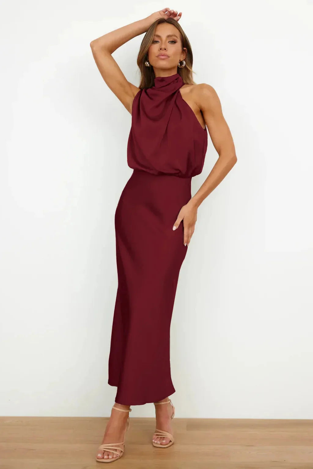 Grace Elegante Zijden Jurk