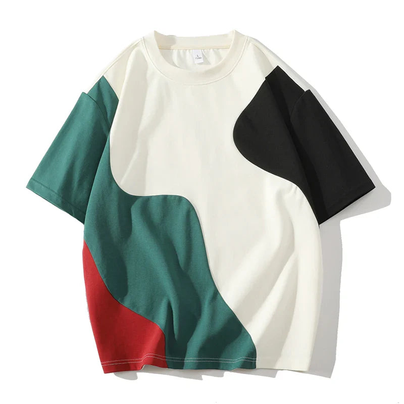 Casual Patch T-shirt voor Heren