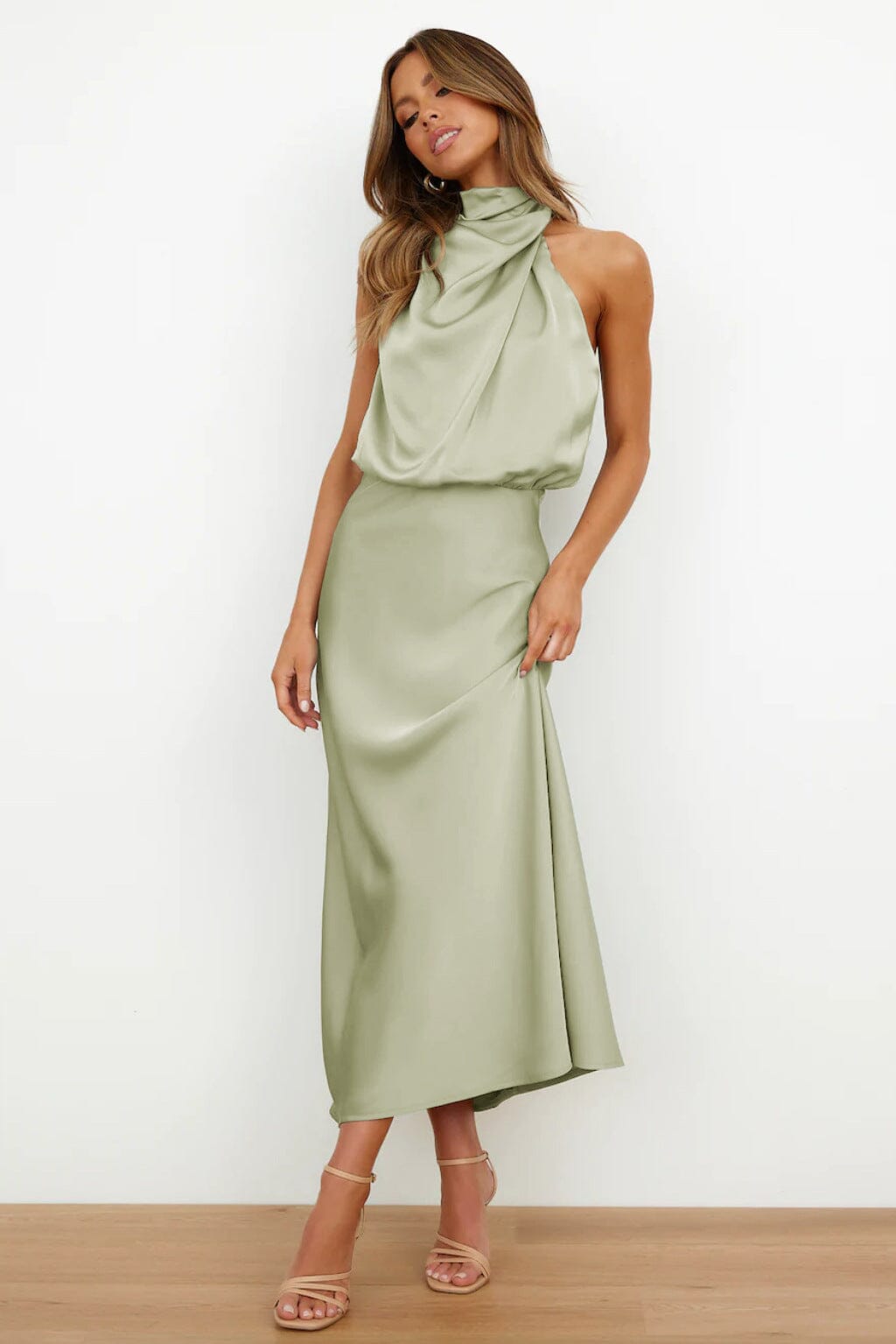Grace Elegante Zijden Jurk