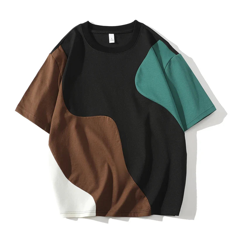 Casual Patch T-shirt voor Heren
