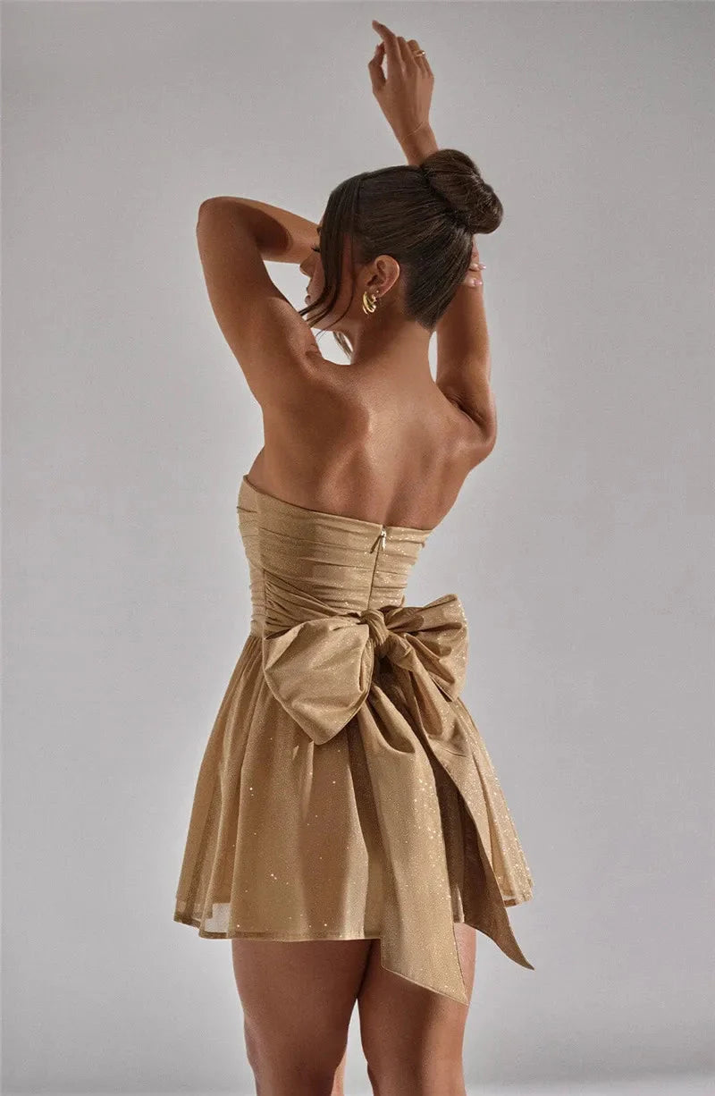 Kiera Elegante Glitterjurk