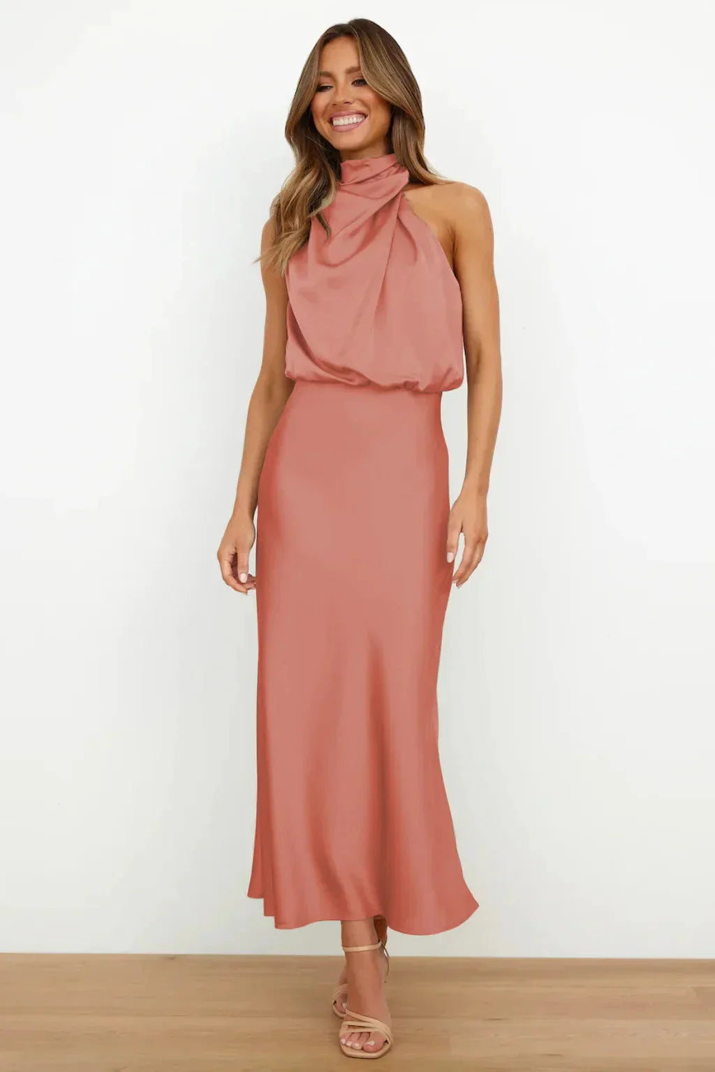 Grace Elegante Zijden Jurk