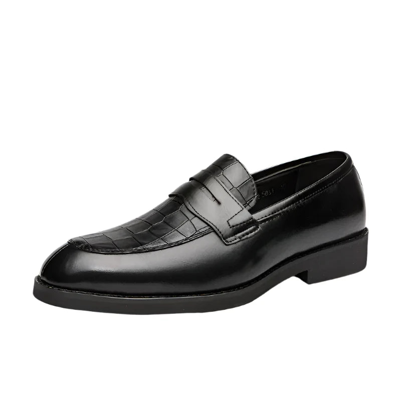 Crownfield Crocodillenleren Loafers voor Heren