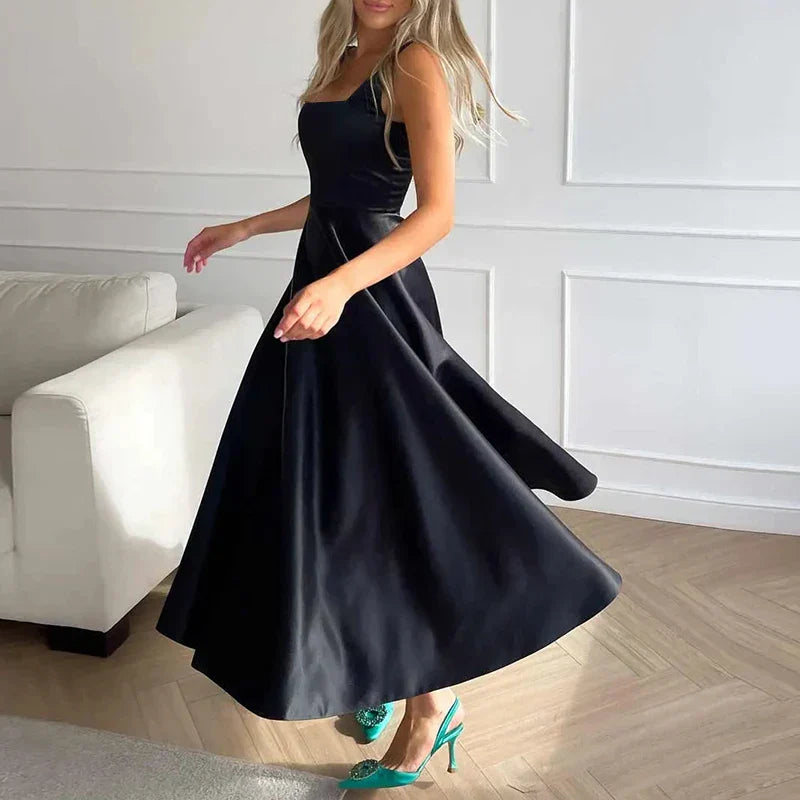 Klassieke Dames Midi Jurk – Perfect voor Elke Gelegenheid