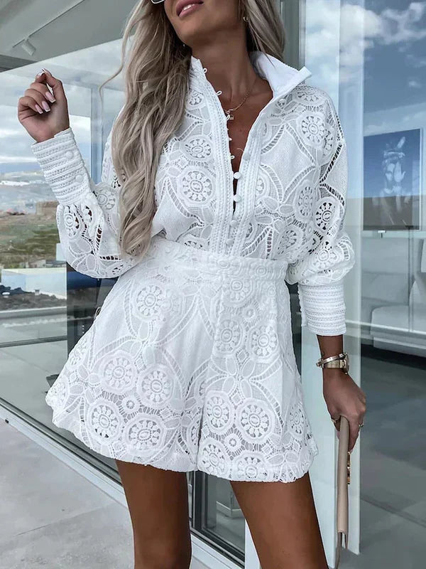 Zomerse Ibiza Kant Set voor Dames