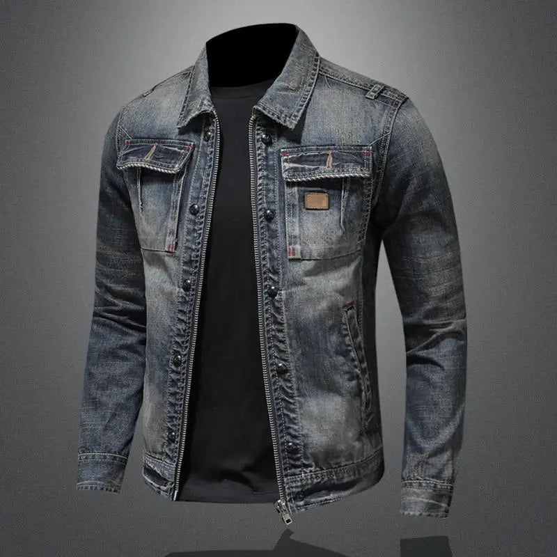 Klassieke Retro Denimjas voor Heren
