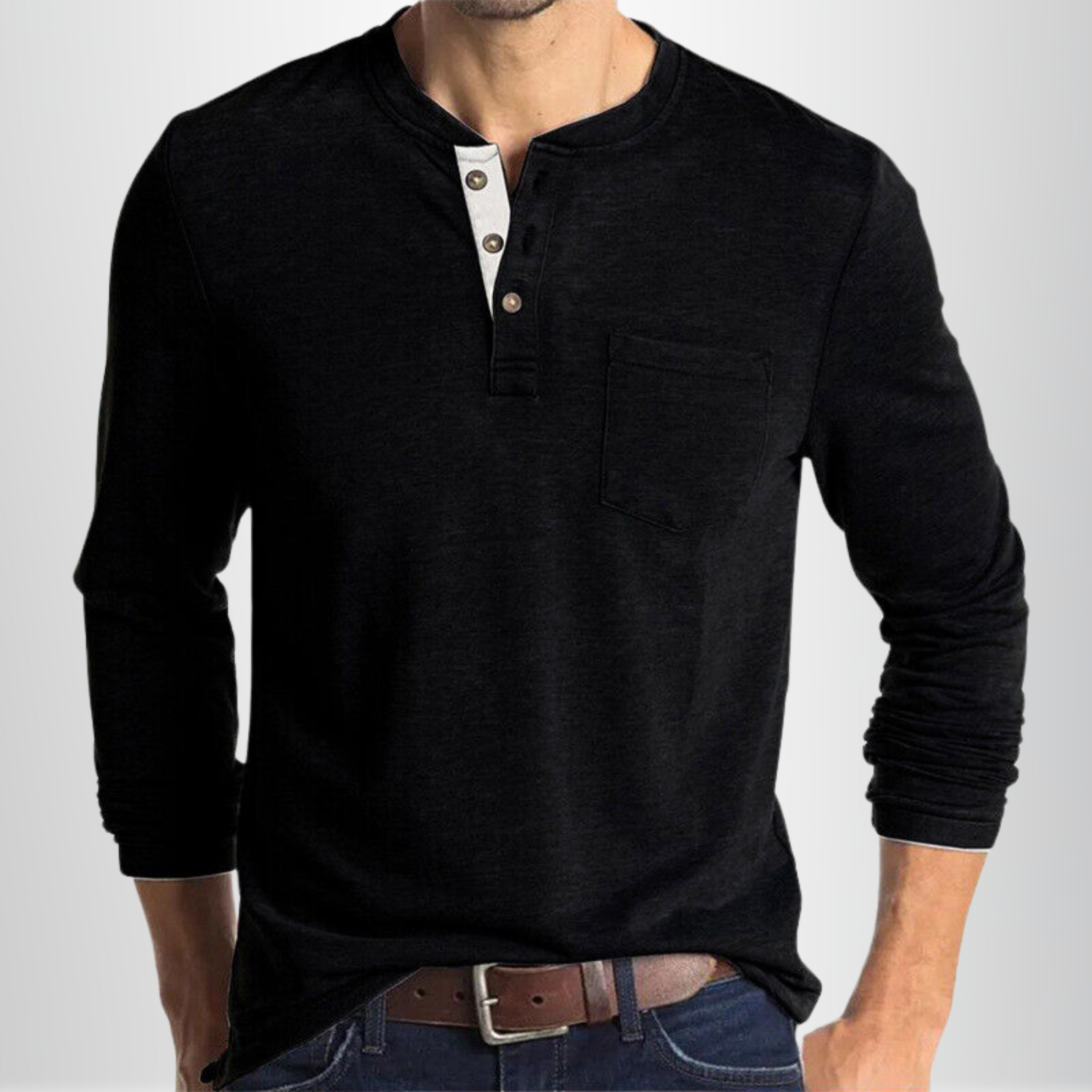 Stijlvol Langsleeve T-shirt voor Heren