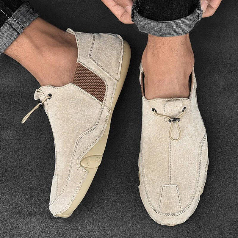 Comfortabele Leren Loafers met Orthopedische Ondersteuning voor Heren