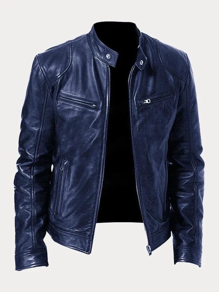 Tijdloze Casual Leren Jas voor Heren