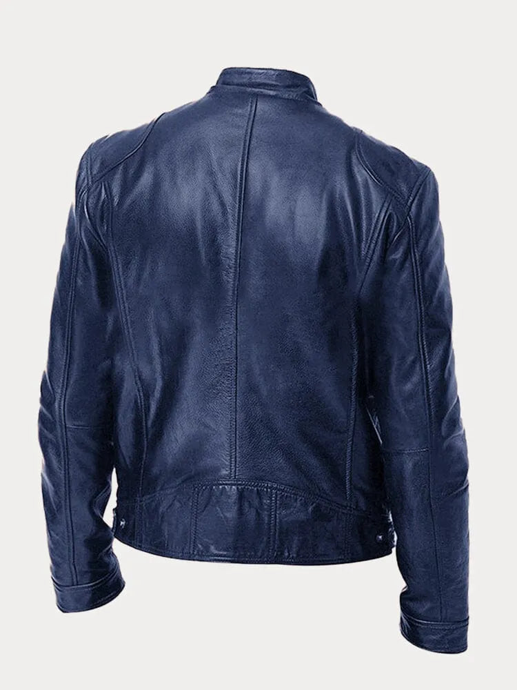 Tijdloze Casual Leren Jas voor Heren