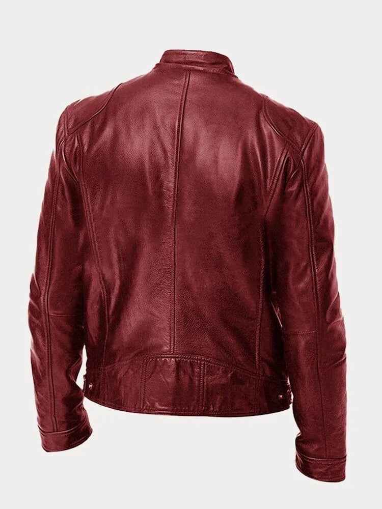 Tijdloze Casual Leren Jas voor Heren