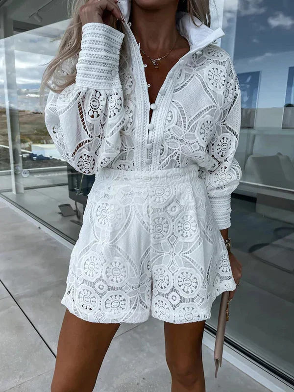 Zomerse Ibiza Kant Set voor Dames