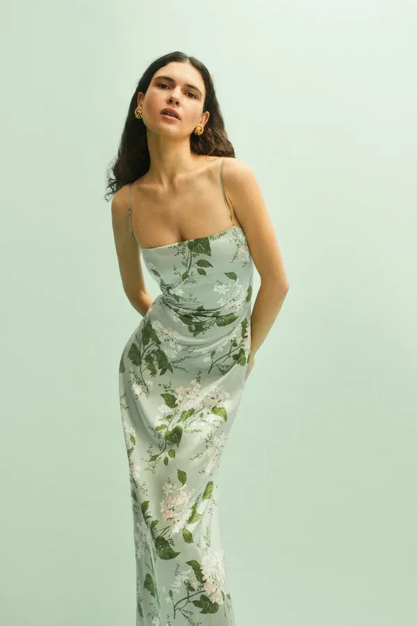 Chique Chandria Bloemen Cami Jurk