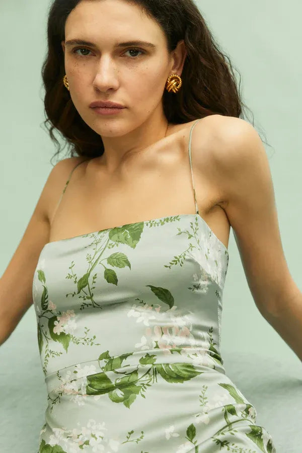 Chique Chandria Bloemen Cami Jurk