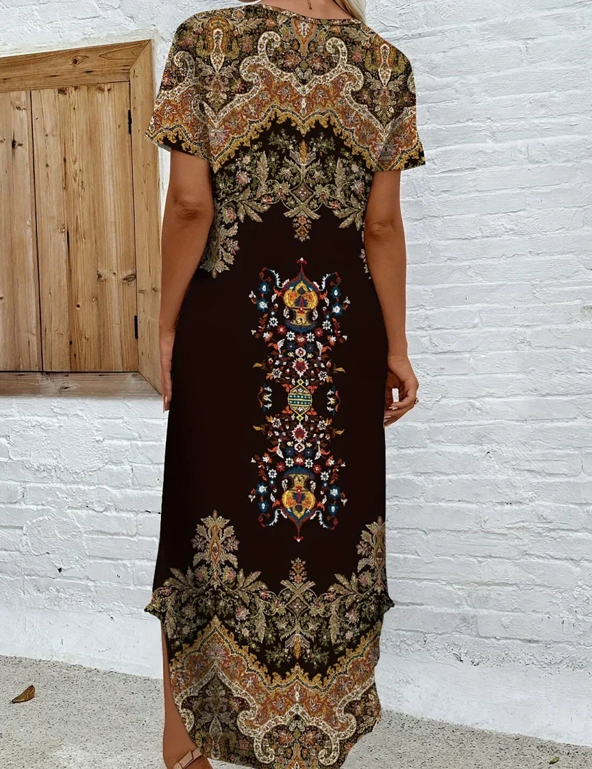 Elegante Casual Midi Jurk voor Dames