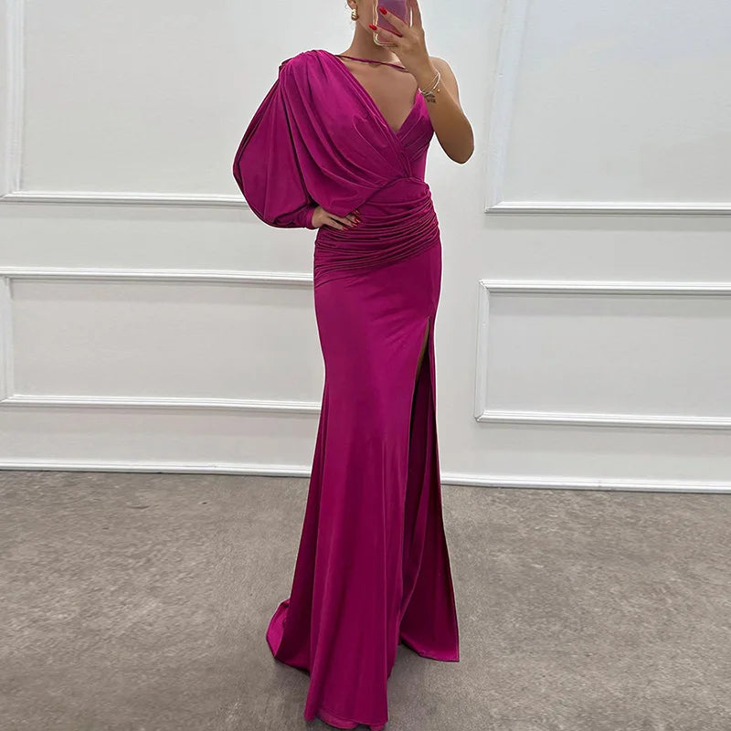 Stijlvolle One-Shoulder Gown