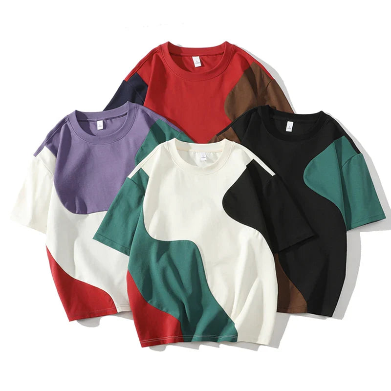 Casual Patch T-shirt voor Heren