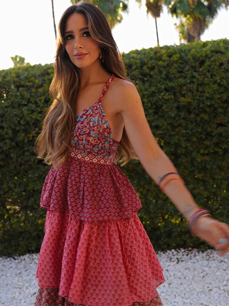 Chique Bloemen Maxi Jurk voor Dames
