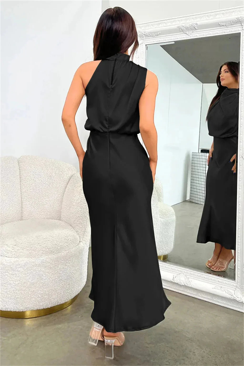 Grace Elegante Zijden Jurk