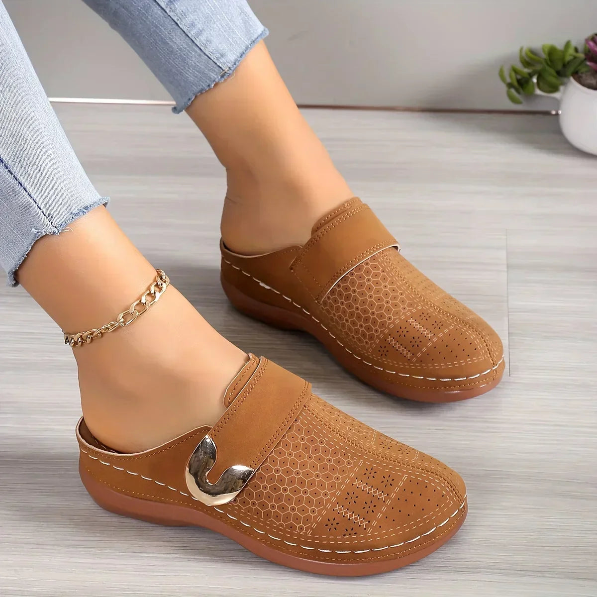 Chique Wedgesandalen met Steun voor Dames